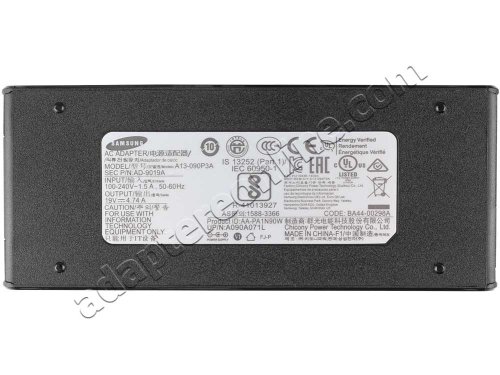 Original 90W Samsung NP-E3520-A01DE NP370R5E-S06PL AC Adapter Oplader