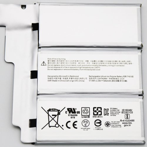 5042mAh 57.3Wh 6-Celle Microsoft Surface Book2 1835 Batteri