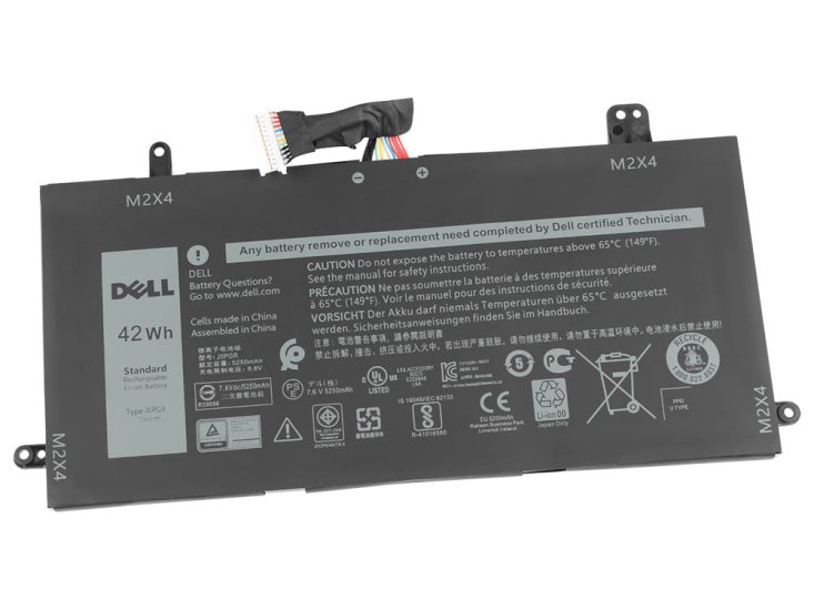 Original 42Wh 4-Celle Dell Latitude 12 5285 Batteri - Klik på billedet for at lukke