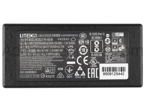 45w Acer Switch Alpha 12 SA5-271 AC Adapter Oplader