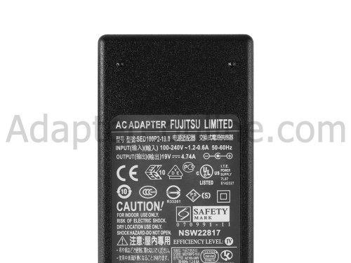 Original 90w Fujitsu FMV-AC322 FMV-AC321C AC Adapter Oplader