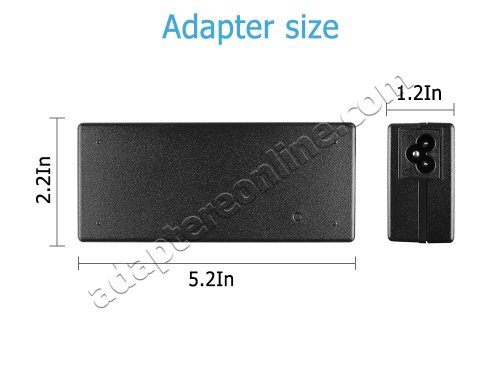 90W Asus ROG Strix XG32VQR Monitor AC Adapter Oplader