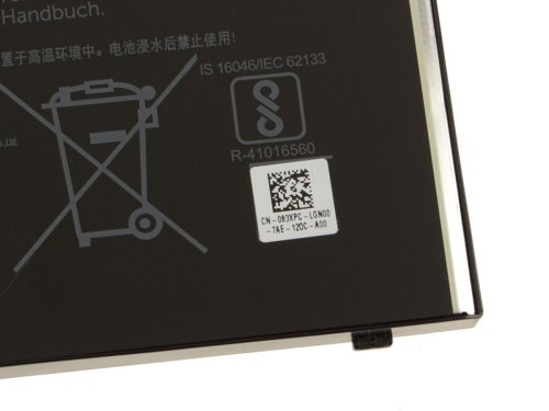 Original 4254mAh 51Wh 3-Celle Batteri Dell 083XPC 83XPC