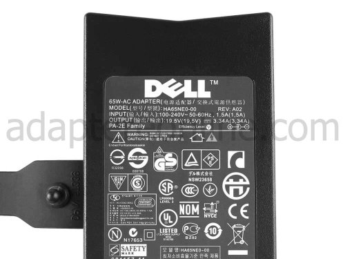 19.5V 3.34A 65W Slim Dell 330-0945 330-1829 AC Adapter Oplader