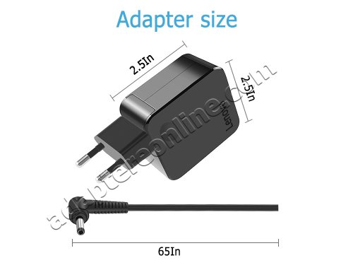 Original 45W AC Adapter Oplader Lenovo IdeaPad 310-15IKB + Gratis Kabel