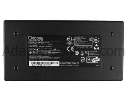120W Slim MSI GE62 2QL-251AU GE62 2QL-469XPL AC Adapter Oplader
