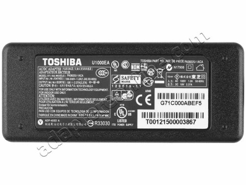 45W Toshiba WT310-10C WT310-10U AC Adapter Oplader