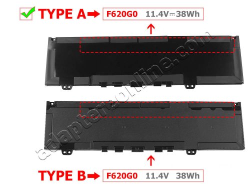 Original 3166mAh 38Wh 3-Celle Dell Inspiron 13 7386 P91G001 Batteri