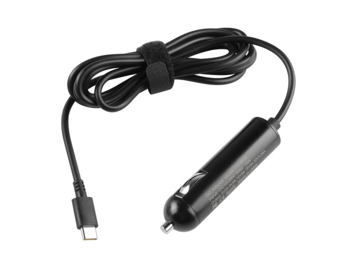 65W USB-C Lenovo IdeaPad 5 2-in-1 16IRU9 83DU Bil DC Adapter Oplader - Klik på billedet for at lukke