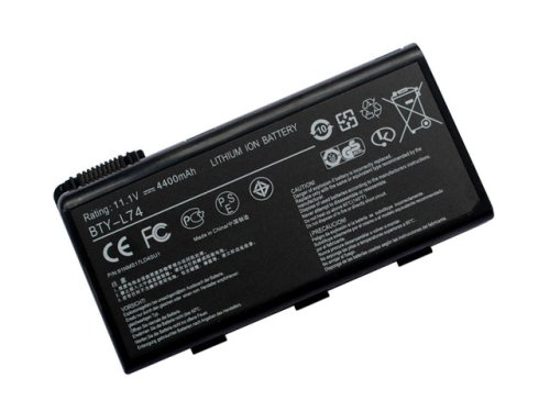 4400mAh 6-Celle MSI A6235 MS-168A Batteri