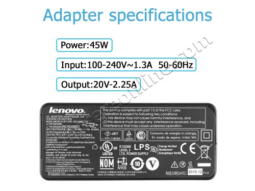 Original 45W Lenovo ADLX45NLC3A 0C19880 AC Adapter Oplader