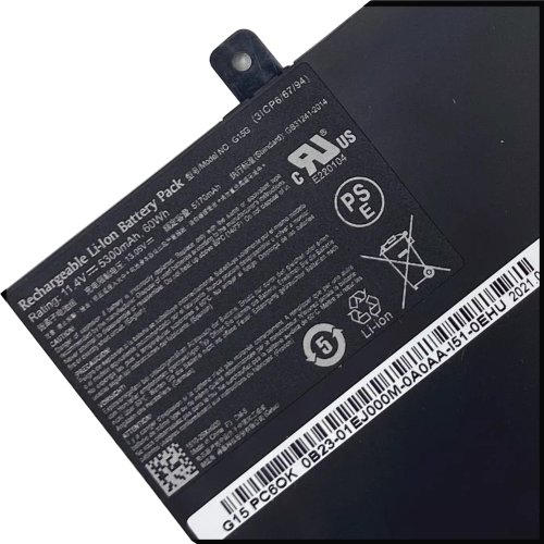 5300mAh 60Wh Thunderobot targa 911 T5TB Batteri