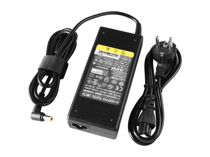 90W Fujitsu LIFEBOOK E734 E554 E544 AC Adapter Oplader - Klik på billedet for at lukke