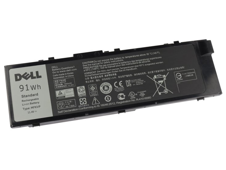 6-Celle 91Wh Dell Precision M7510 P53F P53F001 Batteri - Klik på billedet for at lukke