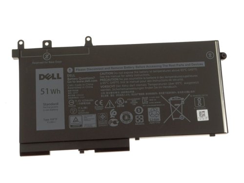 Original 4254mAh 51Wh 3-Celle Batteri Dell Latitude 12 5280 P27S001