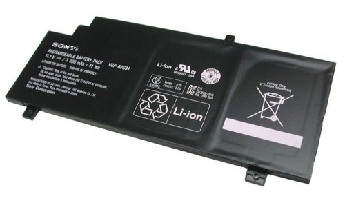 3650mAh Sony VGP-BPS34 Sony Vaio Fit 15 SVF15A Serie Batteri