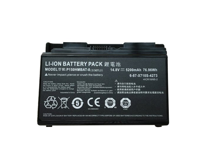 5200mAh DEVILTECH P150HMBAT-8 Laptop Batteri - Klik på billedet for at lukke