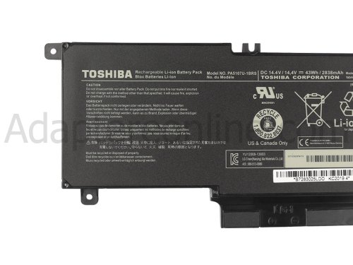 Original 43Whr Toshiba Satellite L50-A-131 L50-A-18R Batteri