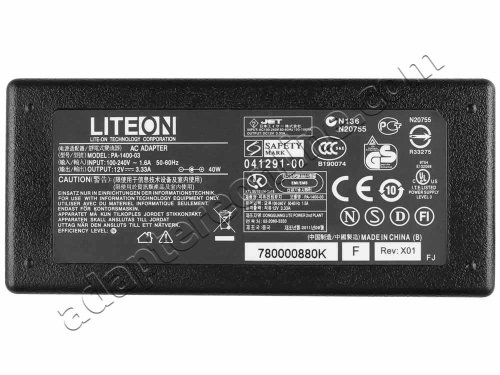 40W AC Adapter Oplader VIEWSONIC EA1050F SAD3612SE LCD LED