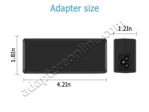 Original 65W AC Adapter Oplader HP 15-bw078ax 2FK68PA
