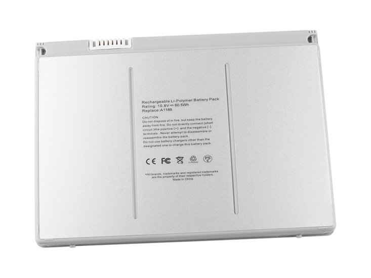 68Wh Apple MacBook Pro 17 MB166B/A MB766Y/A Batteri - Klik på billedet for at lukke