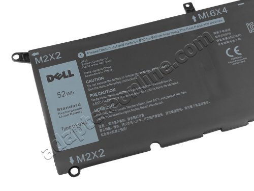 Original 52Wh 6500mAh 4-Celle Dell XPS 13 9370-CX3C1 Batteri