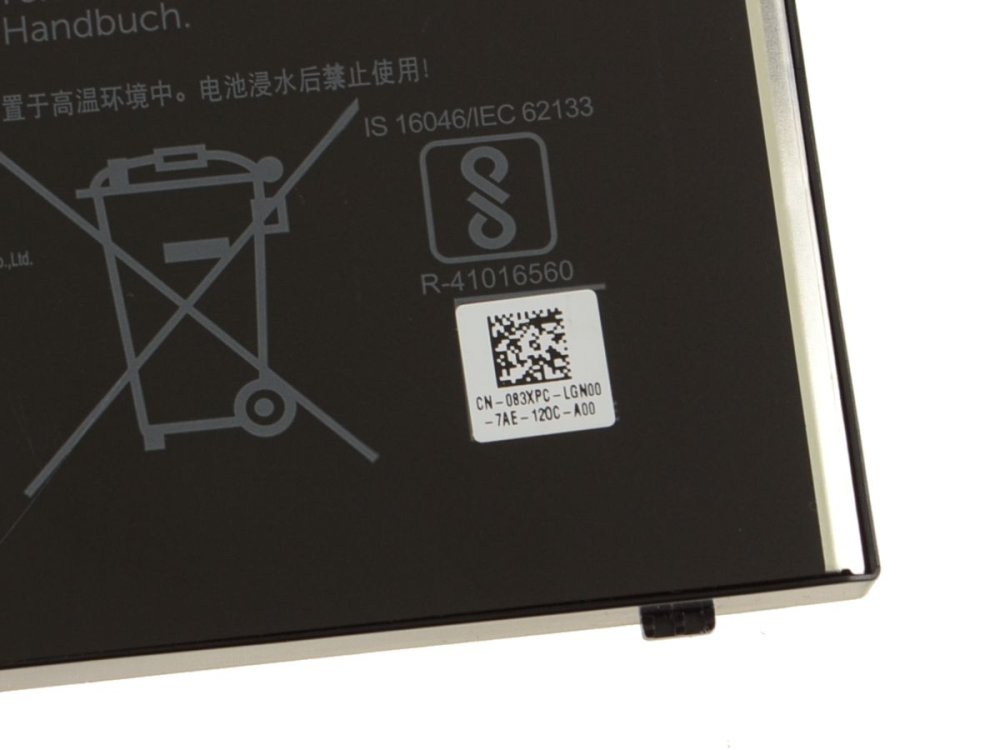 Original 4254mAh 51Wh 3-Celle Batteri Dell Latitude 12 5280 P27S001