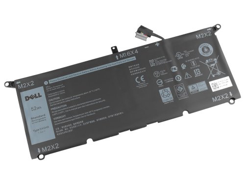Original 52Wh 6500mAh 4-Celle Dell XPS 13 9370-0WG2D Batteri