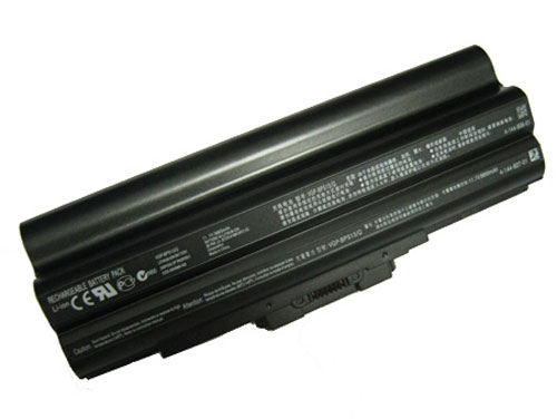 12-Celle Schwarz Sony Vaio SVE11135CLW Batteri