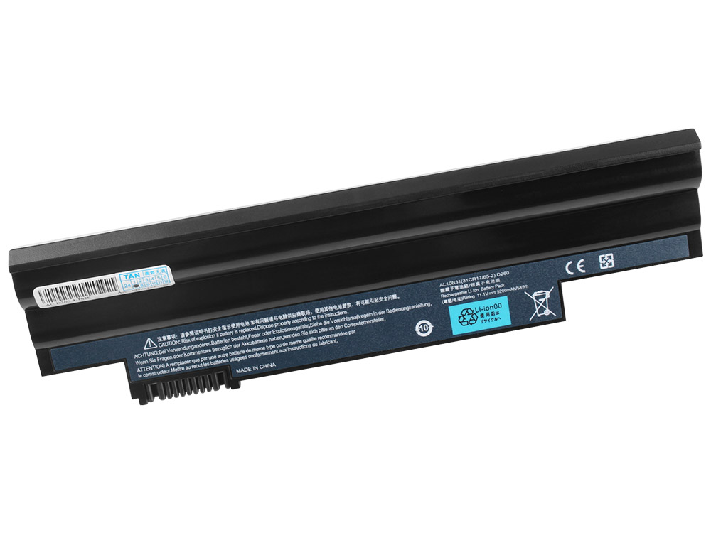 6-Celle Acer Aspire One AOD255E-13405 AOD255E-13410 Batteri