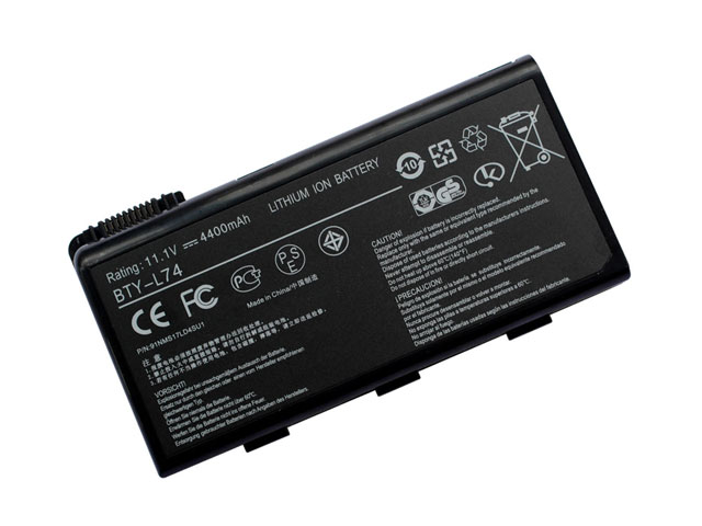 4400mAh 6-Celle MSI A6100 MS-1684 Batteri - Klik på billedet for at lukke