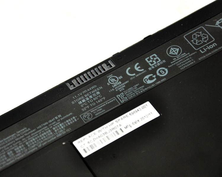 44Wh HP EliteBook Revolve 810 G1 Base Model Tablet Batteri