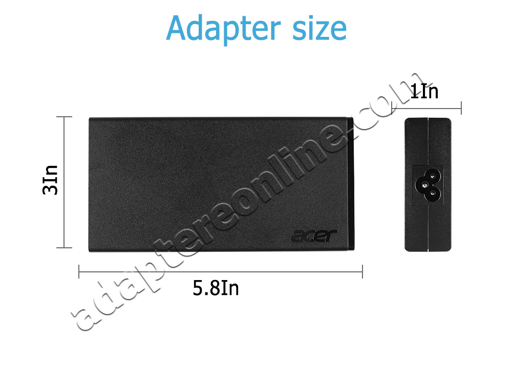 Original 135W AC Adapter Oplader Acer Aspire VN7-792G-70TP + Gratis Kabel