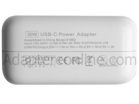 30W AC Adapter Apple MacBook MMGM2SF/A