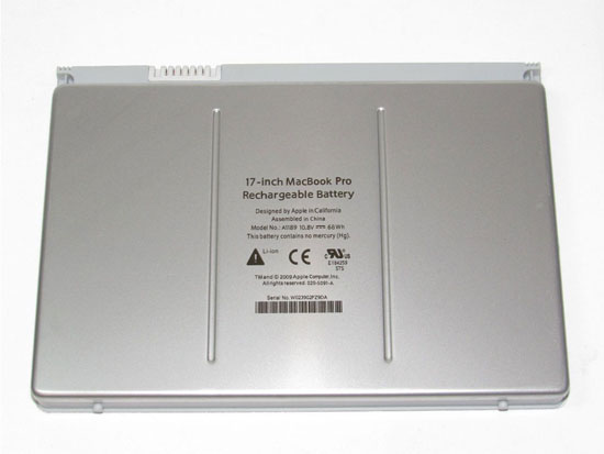 68Wh Apple MacBook Pro 17 MA611 MB766K/A Batteri - Klik på billedet for at lukke
