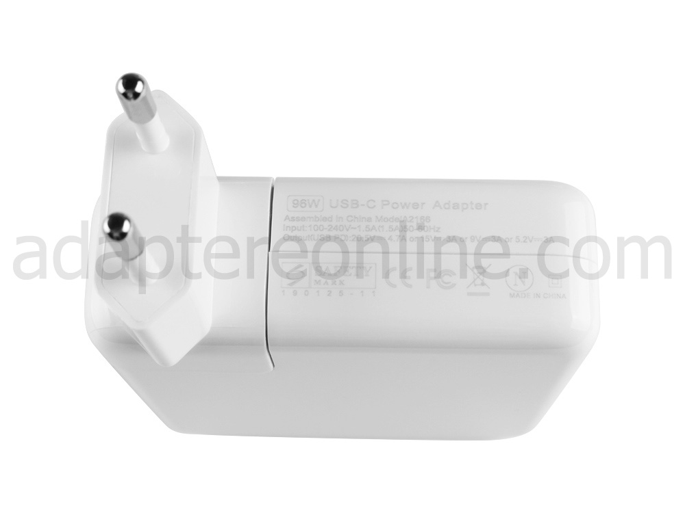 96W Apple MacBook Pro 13 MV972DK/A PD AC Adapter Oplader