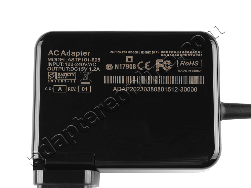 18W Asus 04G26E000101 0A001-00100800 AC Adapter Oplader