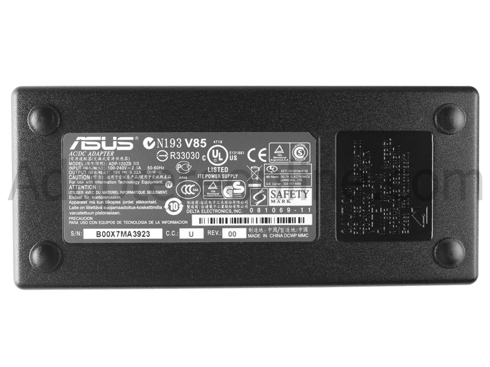 120W Asus All-in-One PC ET2012EUKS AC Adapter Oplader