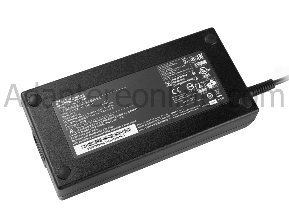 230W Slim Asus G20AJ-DE013S G20AJ-FR018S G20AJ-NR039S AC Adapter Oplader