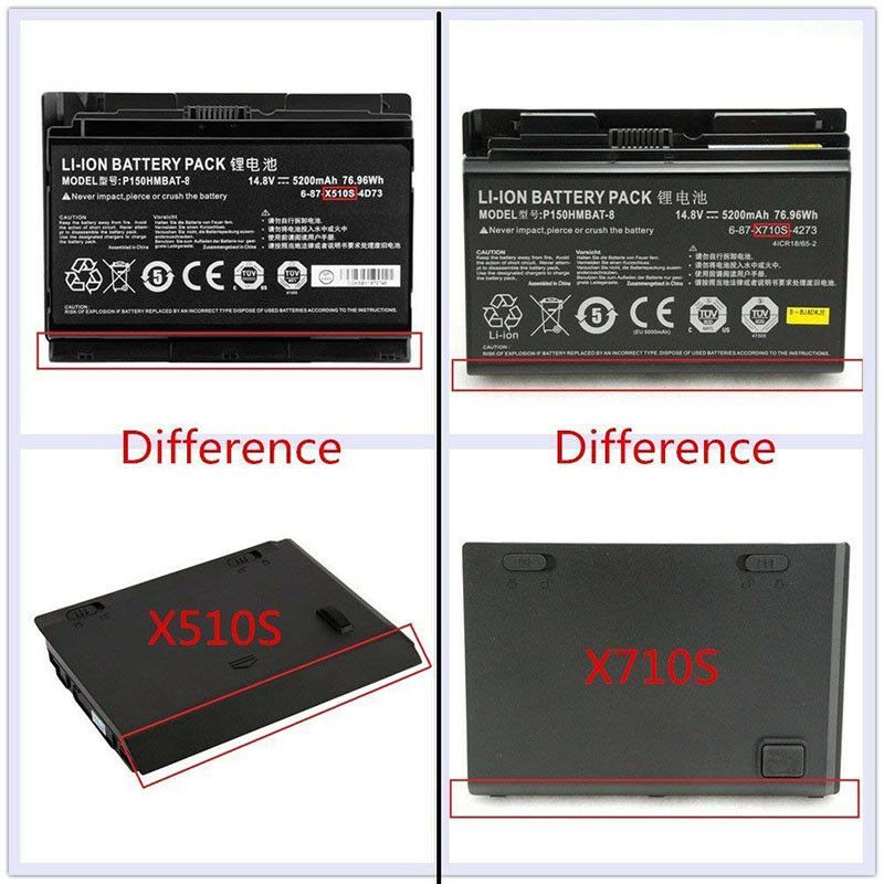 5200mAh Sager NP8270 Batteri