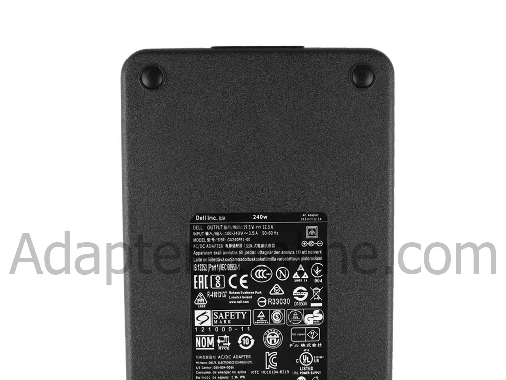 19.5V 12.3A 240W Slim Dell Alienware M17x AC Adapter Oplader
