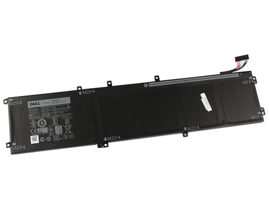Original 84Wh 7600mAh 6-Celle Dell XPS 15 9550-5187 Batteri
