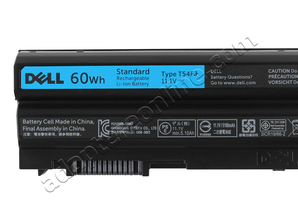 6-Celle Dell DHT0W HCJWT KJ321 M1Y7N P8TC7 Batteri