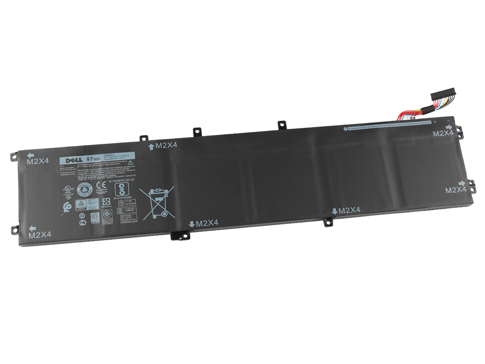 Original 97Wh 6-Celle Dell 24W5KP Batteri