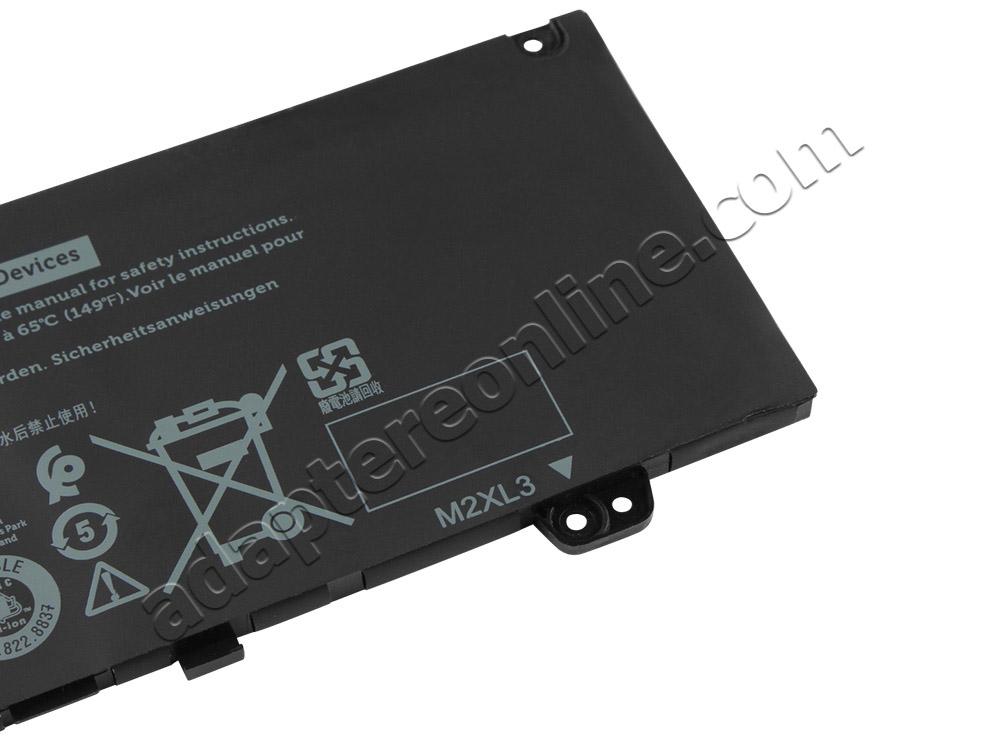 Original 3166mAh 38Wh 3-Celle Batteri Dell Inspiron 13 7380 P83G002