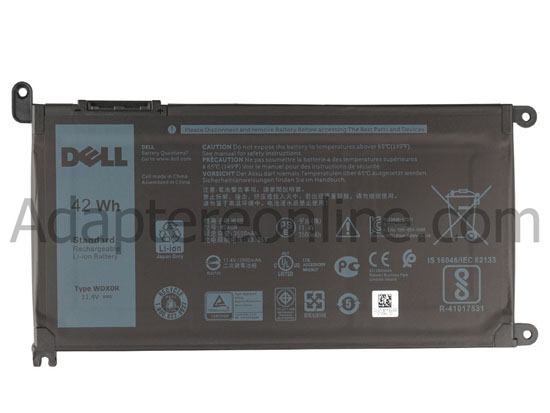 Original 3500mAh 42Wh 3-Celle Batteri Dell WDX0R