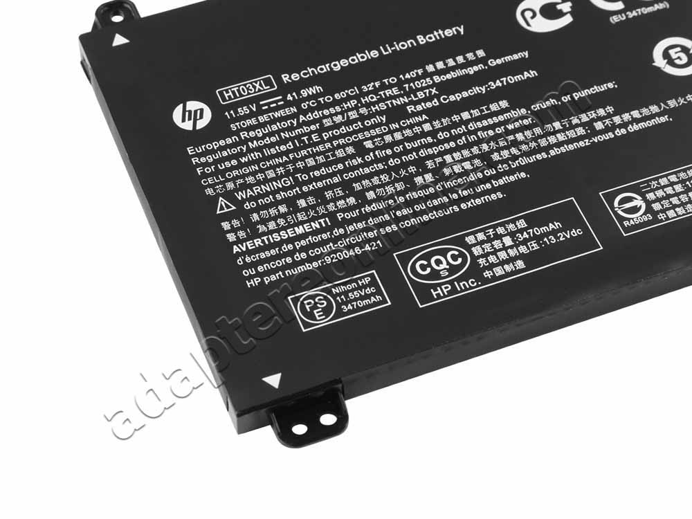 3470mAh 41.9Wh 3-Celle HP Pavilion 15-cs0013tx 15-cs0994nl 15-cs0052ur Batteri