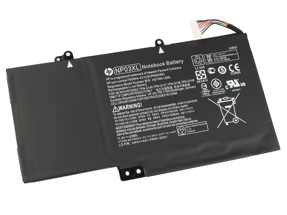 43Whr HP ENVY 15-u001na x360 15-u070ng x360 Batteri
