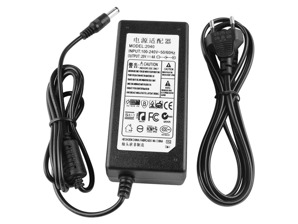 80W JBL JBLBOOMBOXSQUADAM AC Adapter Oplader + Ladekabel