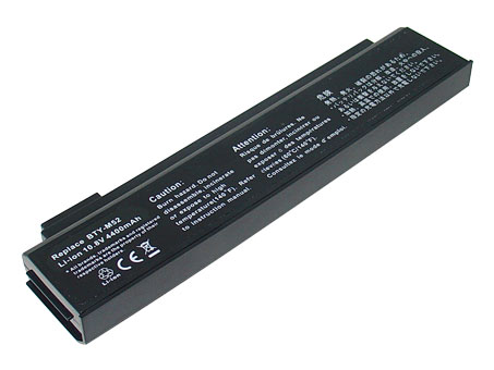 4400mAh 6-Celle MSI ER710 Batteri - Klik på billedet for at lukke